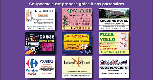 Publicité locale en salle
