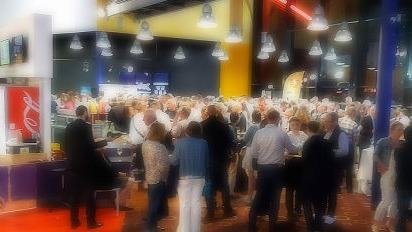 Réception d'entreprise en salle