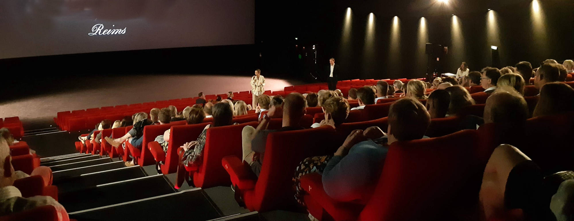 Séance en salle de cinéma à Reims